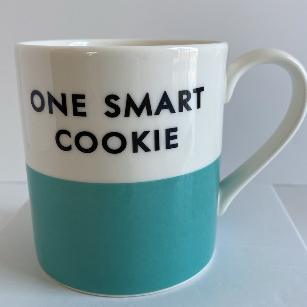 Kate Spade Lenox  "One Smart Cookie" Mug- Like New- 12oz